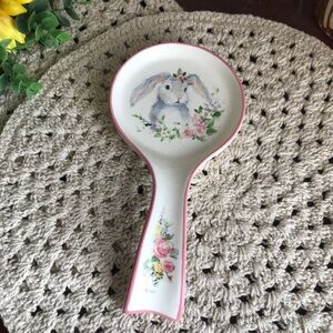 EASTER Spoon Rest Bunny Springtime